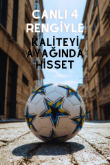 Birinci Kalite Dikişli Halı Saha, Çim, Beton Her Zemine ve Her Yaşa Uygun Futbol Topu Pompa Hediyeli